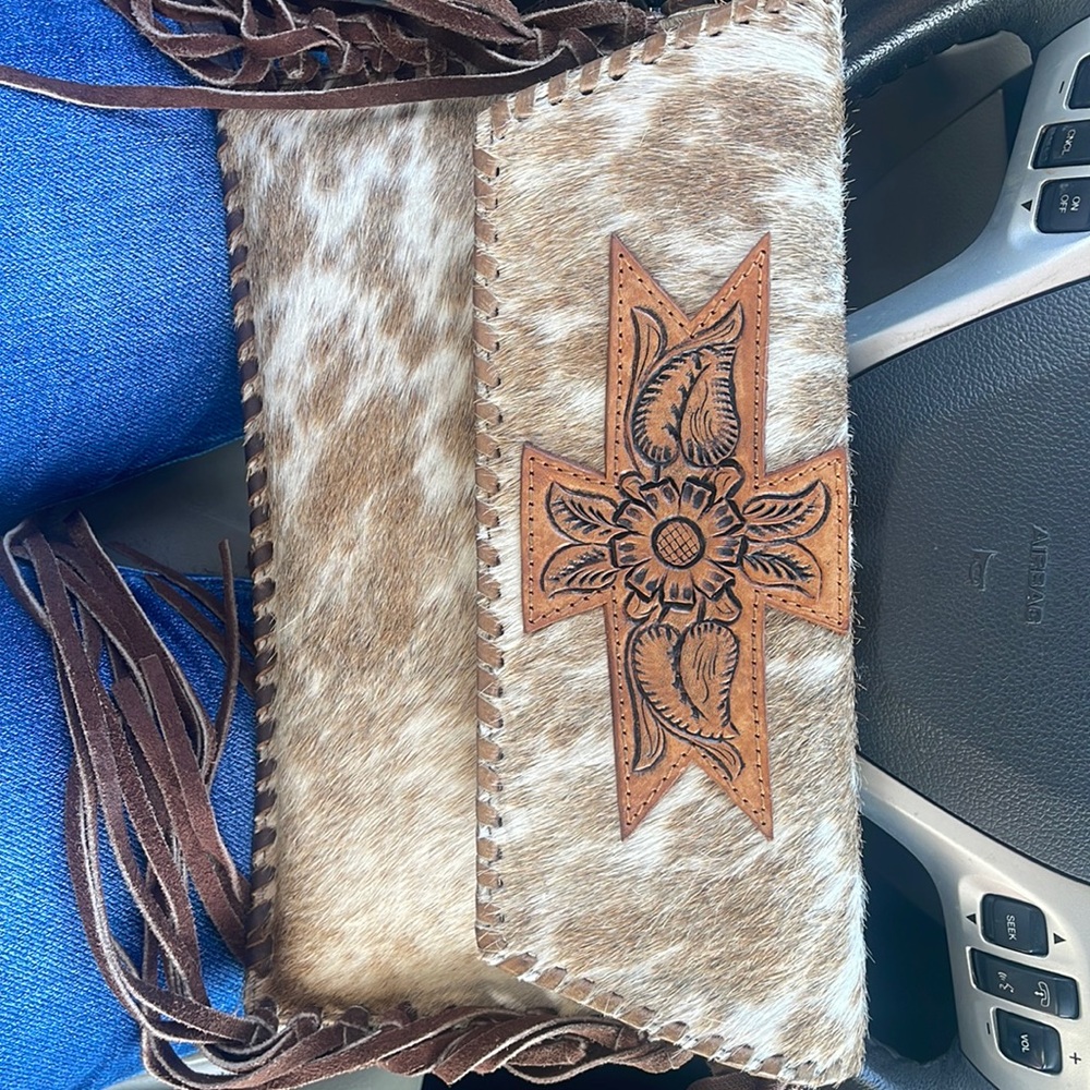 Cross body- real leather- American Darling purse